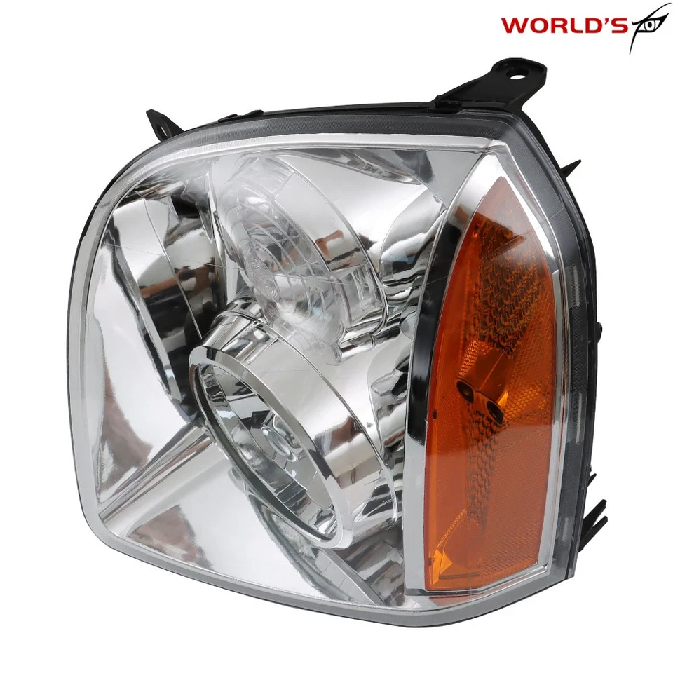 For GMC Yukon Denali XL1500 2500 2007-2014 Amber Headlamp Headlight Left+Right - Image 4 of 4