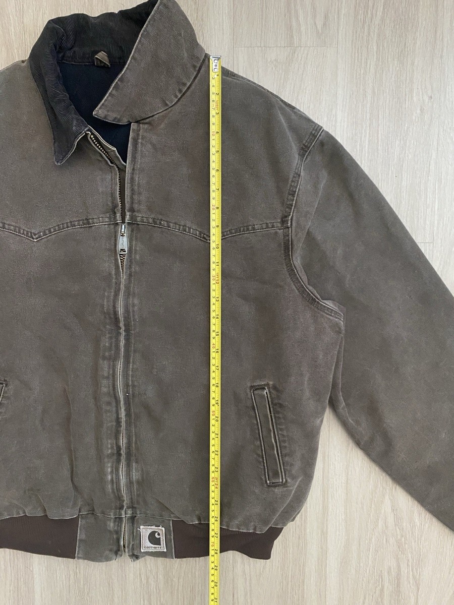 VTG Carhartt Santa Fe J14 CHT “Chestnut” Jacket Men's 2XL Quilt