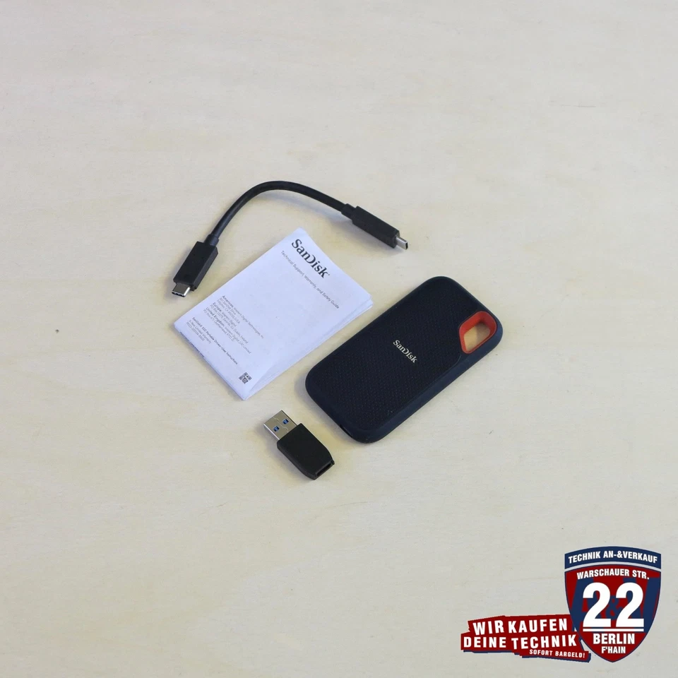 SanDisk Extreme Portable SSD 8 TB (tragbare NVMe SSD, USB-C) *NEU
