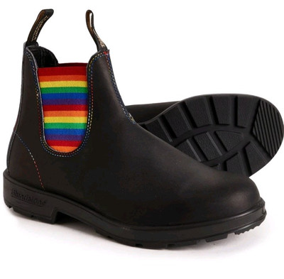 Blundstone 2105 Rainbow Ankle Chelsea Boot Black Leather UK  display picture 1