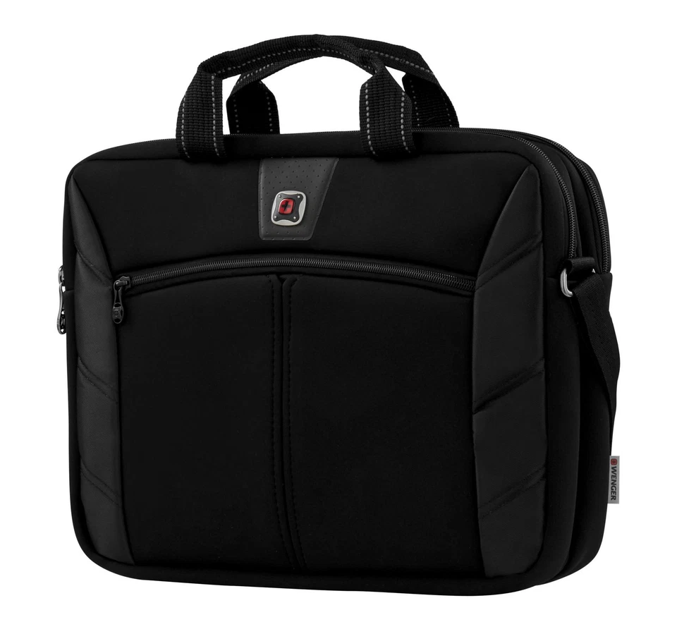WENGER Sherpa 16" Laptop Slimcase Laptoptasche Businesstasche Black schwarz - Bild 3 von 4