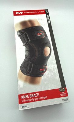 McDavid 429-01-32.2 Hinged Knee Brace - Black Size Small Level 3 Support New