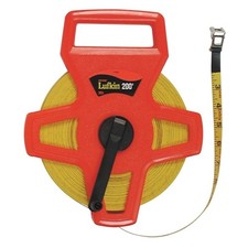 Crescent Lufkin FE150/1707 Tape Measure, 150 ft L Blade, 1/2 in W Blade, Fibergl