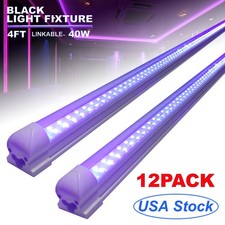40W LED UV Black Light Bar T8 Linkable Fixtures DJ Party Club Stage Decoration
