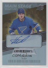2021 Upper Deck Credentials Main Stage Signatures Klim Kostin #BTS-KK Auto 14b7