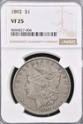 1892 P Morgan Silver Dollar VF25 Bx 1 32