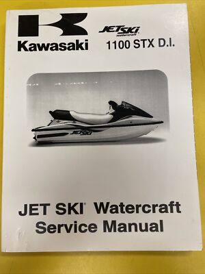 Kawasaki Factory Jet Ski Watercraft Service Manual 1100 STX Kawasaki Factory Jet Ski Watercraft Service Manual 1100 STX