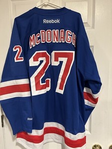 New York Rangers Ryan McDonagh #27 Jersey, Reebok Raised Numbers/Letters
