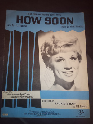 Vintage Noten - wie bald? - Jackie Trent - 1964