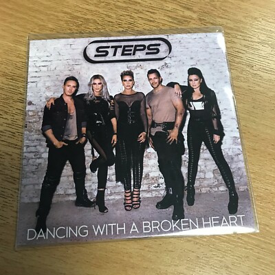 STEPS - DANCING WITH A BROKEN HEART - 6MIX UNIVERSAL MUSIC BRAZIL CD PROMO NEW