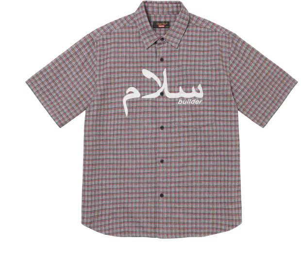 Supreme Undercover S/S Flannel Shirt Grey Plaid Size Large Supreme Undercover S/S Flannel Shirt Grey Plaid Size Large