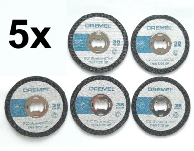 5x original Dremel Trennscheiben SC476 gerade 38 mm Kunststoffe Schruppscheiben