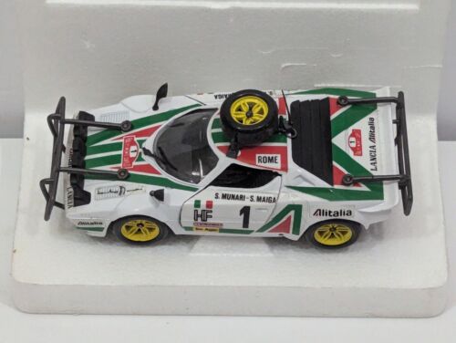 Coche raro Polistil Lancia Stratos East African Safari 1:25 modelo diecast de colección - Imagen 3 de 9
