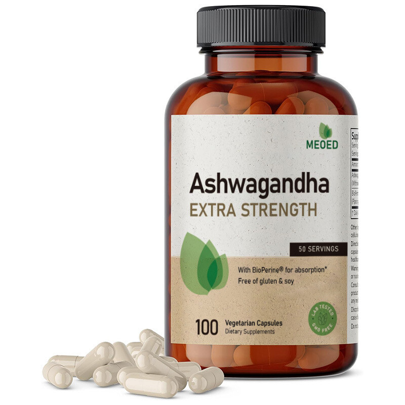 Futurebiotics Ashwagandha Extra Strength 600mg 100 Capsules 7/25 MADE IN USA