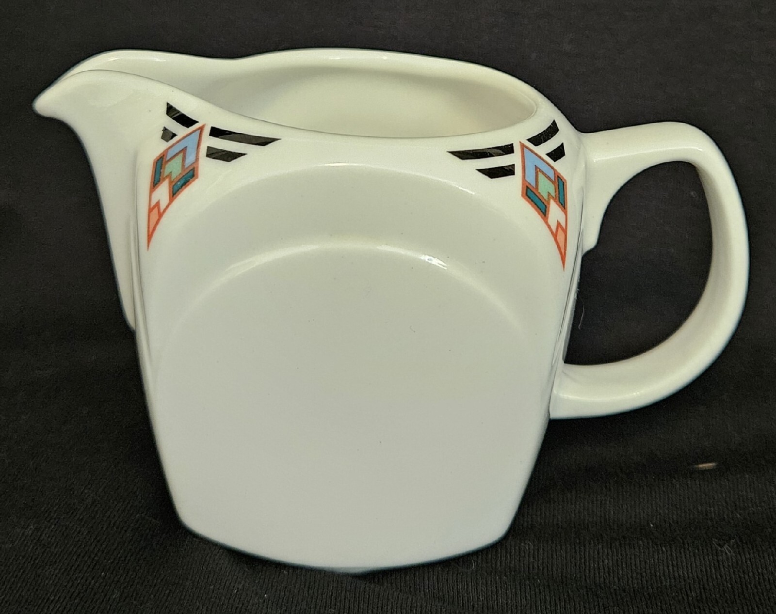 Art Deco Creamer Set of 2 Albalite Steelite International Made in England