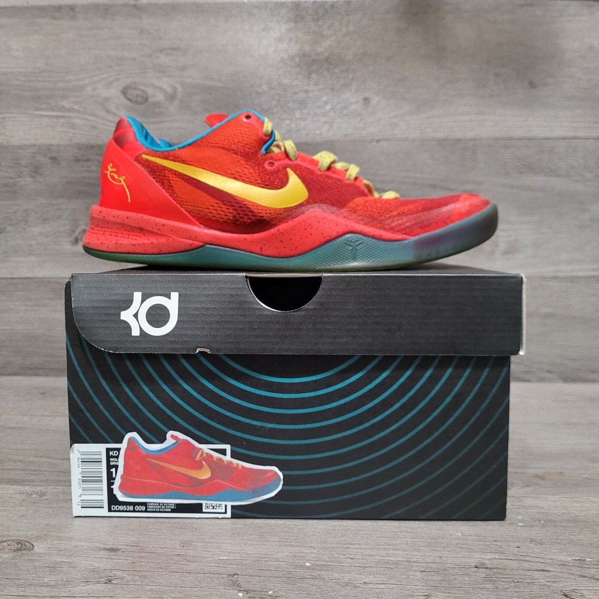 Nike kobe 8 year of the horse YOTH Men's Size 8.5 Red Sneakers | eBay