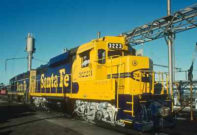 ATSF GP30 3223 at Richmond, CA in Aug 1978 8 x 10 Photo