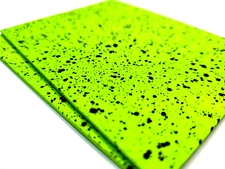 FLY TYING FOAM - MOTTLED CHARTREUSE - 2mm EVA FOAM - Fly Tying Material - 2pc.
