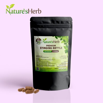 Brennnesselwurzelextrakt Kapseln 2700mg, echt stark vegan natürlich