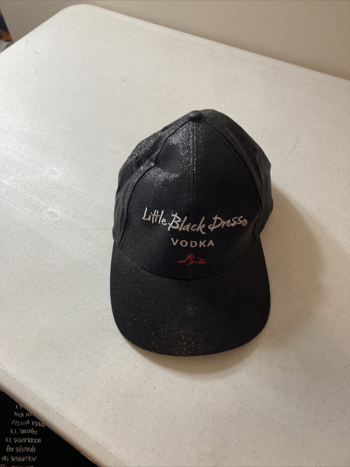 Little Black Dress Vodka Adjustable Strap Black Hat Gem