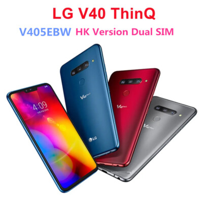 LG V40 ThinQ LM-V405EBW Dual SIM 128GB 6GB RAM 6.4'' LTE Smartphone -New Sealed