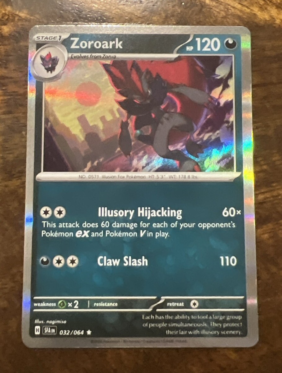 Zoroark 032/064 Sv: Shrouded Fable Holo Rare Pokemon Card 2024 | eBay
