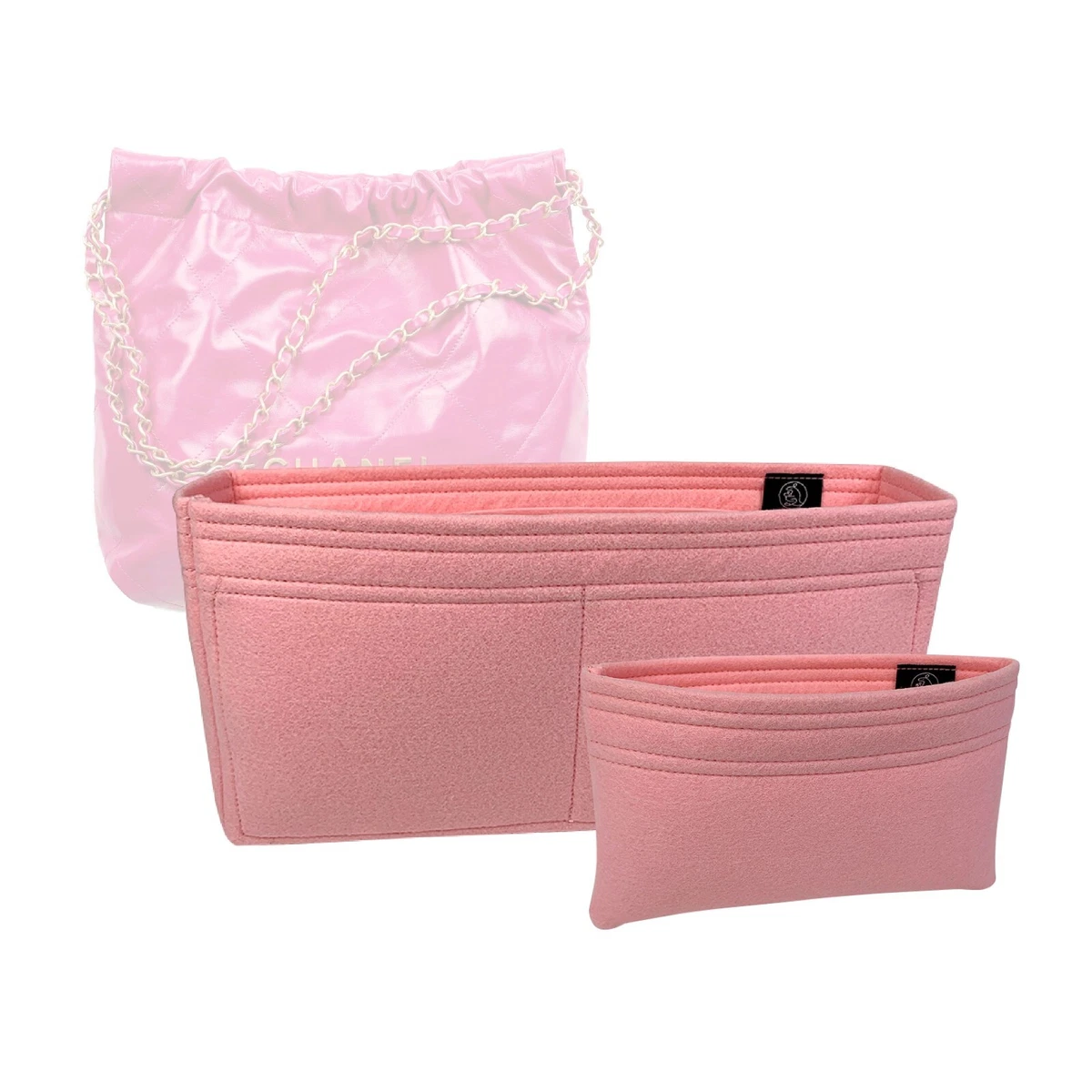 Bag Organizer for Chanel 22 Small Handbag Ref AS3260 Set of 2