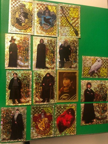 PANINI HARRY POTTER STICKER SET PHILOSOPHER'S STONE HOLO REFRACTOR 2001 RARE