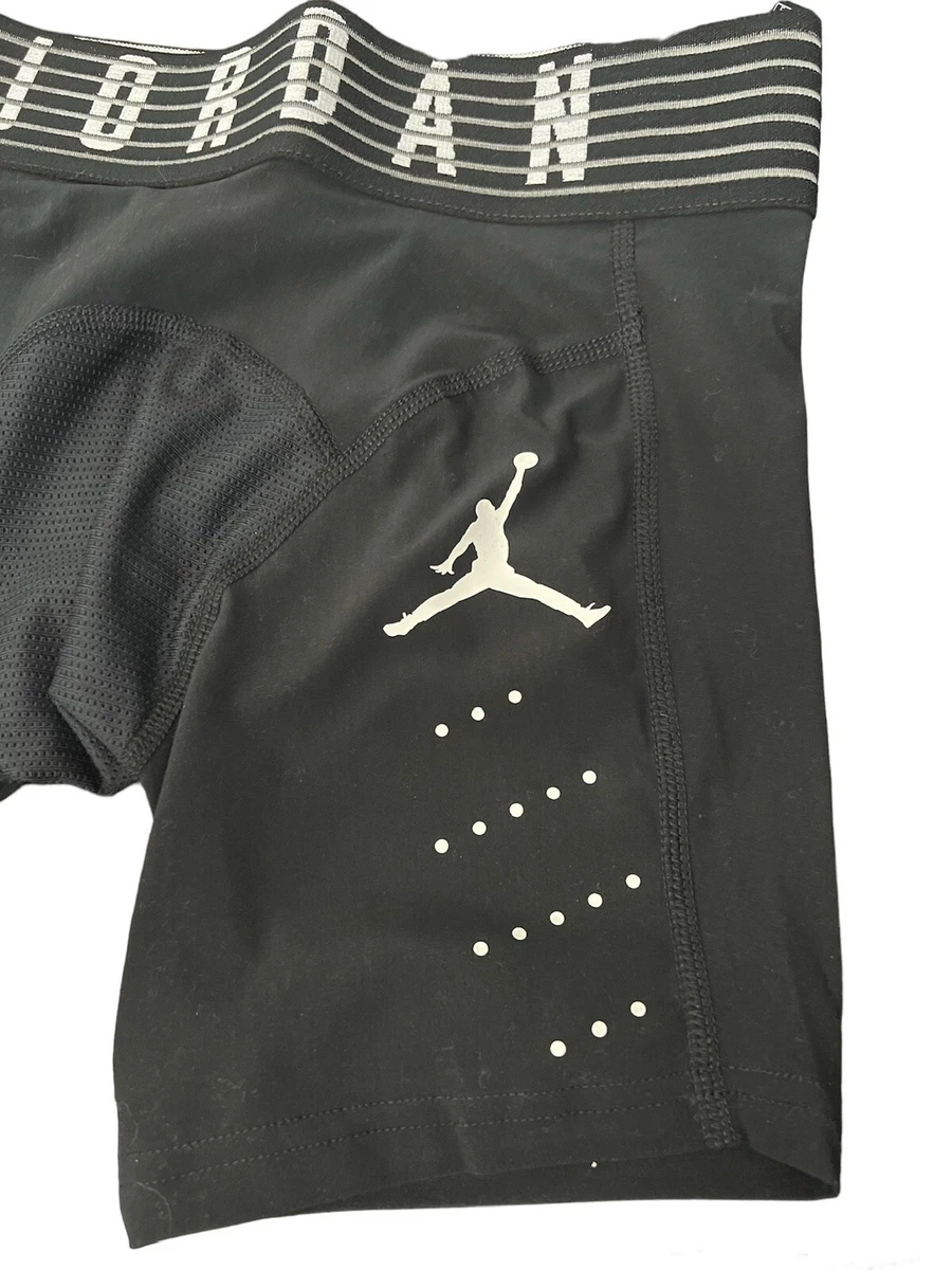 Nike Jordan Black Compression Training Shorts Boxers Youth Boys