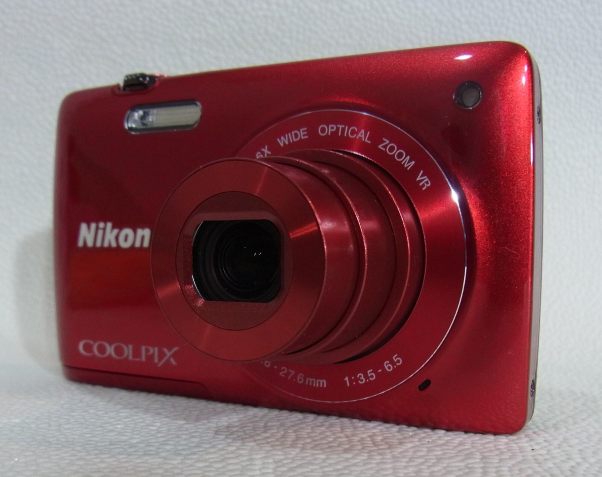 Nikon COOLPIX S4400 レッド Nikon COOLPIX S4400,Touch LCD,RED,6x,3.0in,16MP Excellent from
