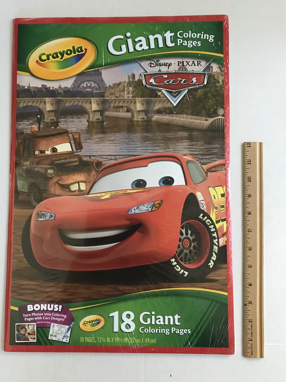 Crayola Disney Pixar Cars 18 Page Giant Coloring Pages | eBay