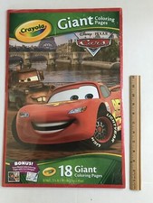 Crayola Disney Pixar Cars 18 Page Giant Coloring Pages