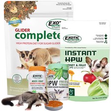 Sugar Glider Superior Food Starter Package - 4 Different Foods for Sugar Gliders