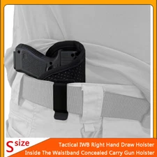 Tactical Concealed Carry IWB Holster Soft Neoprene Gun Pouch Right Handed Pistol