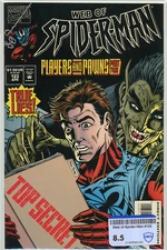 Web of Spider-Man #123 (Marvel 1995) | RAW 8.5 VF+ | Scarlet Spidery Jackal App