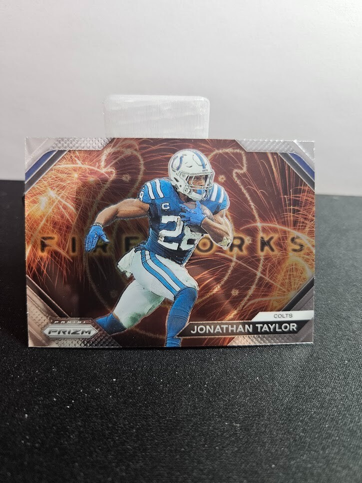 2023 Prizm Jonathan Taylor #F-16 Fireworks Indianapolis Colts