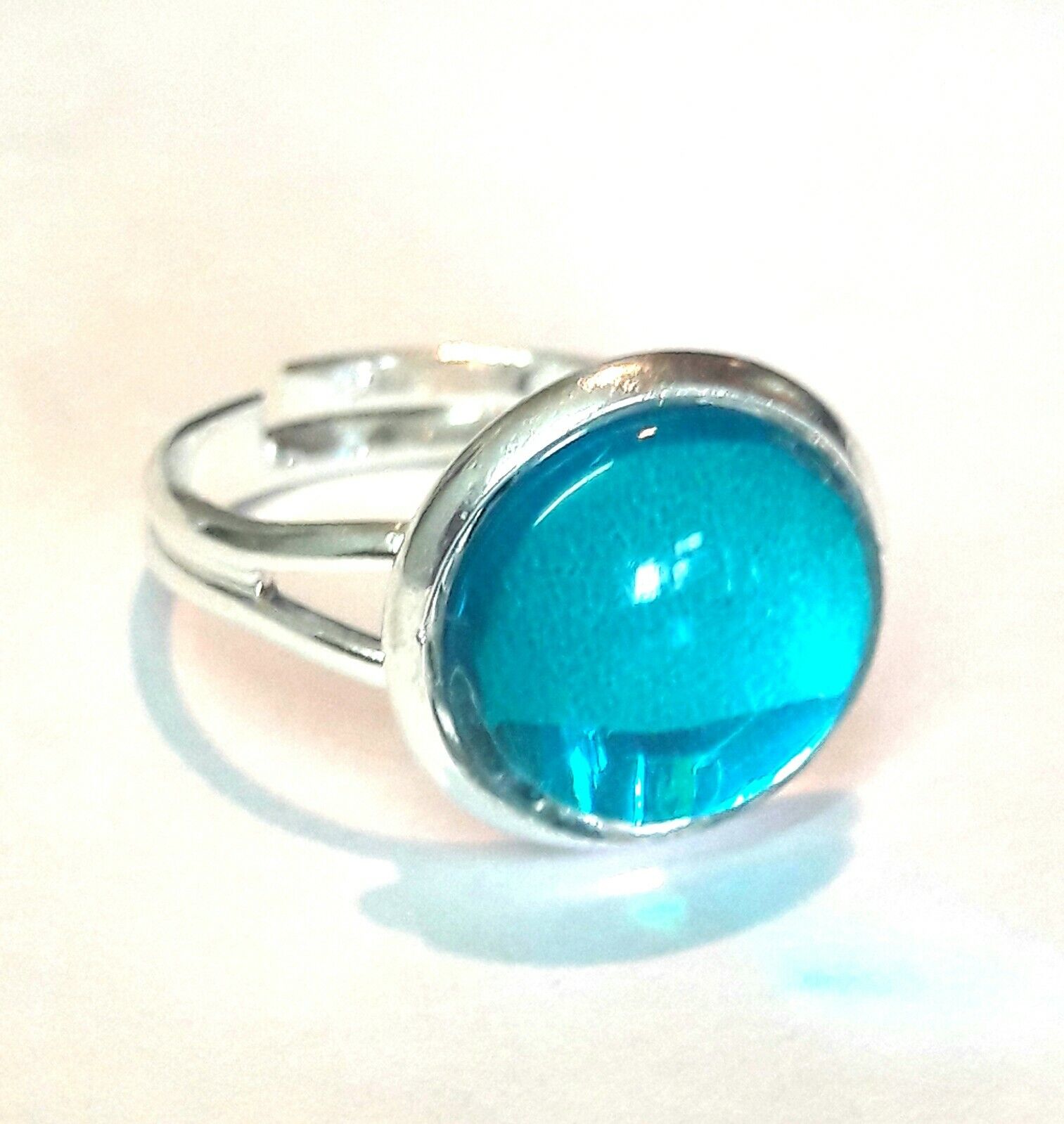 Real Mako Mermaids Mermaid Moon Ring Silver Chalcedony Sea 