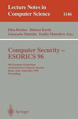 Computer Security - ESORICS 96: 4th European Symposium on Research in...