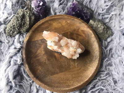 Apophyllit Zeolith - Kristall Cluster Geode - natürliche Mineralheilung 61g