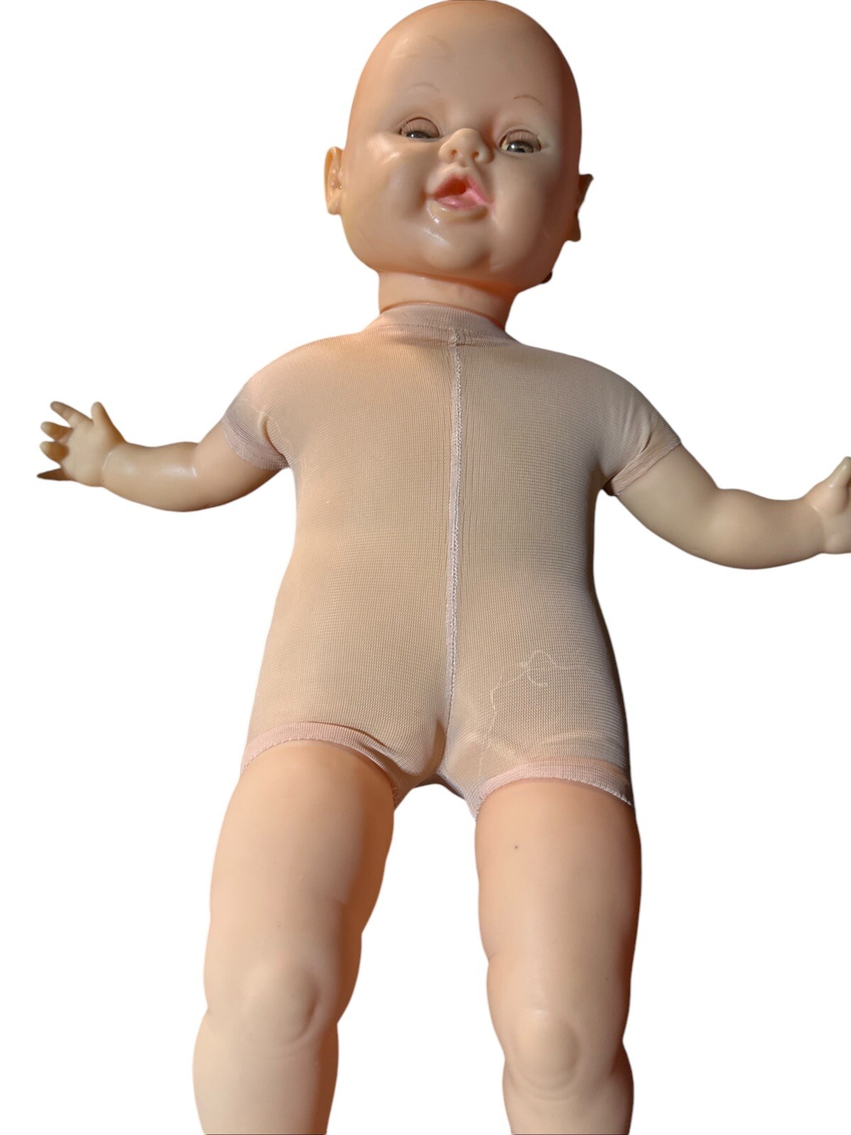 Vintage Baby Doll Soft body  Sleepy Eyes Hazel lashes Molded Hair  21"