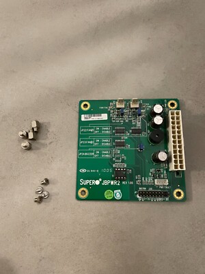 SuperMicro JBPWR2 Array SAS SATA ATX Power Control Card for JBOD + screws