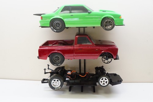 STACKZ 1/10 Scale RC Car Shelf Pit Display Stand Holder for NPRC Drag Cars Rack - Picture 4 of 14