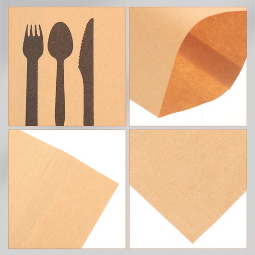 100pcs Silverware Banquet Dining Table Decor Paper Cutlery Covers - Picture 6 of 12