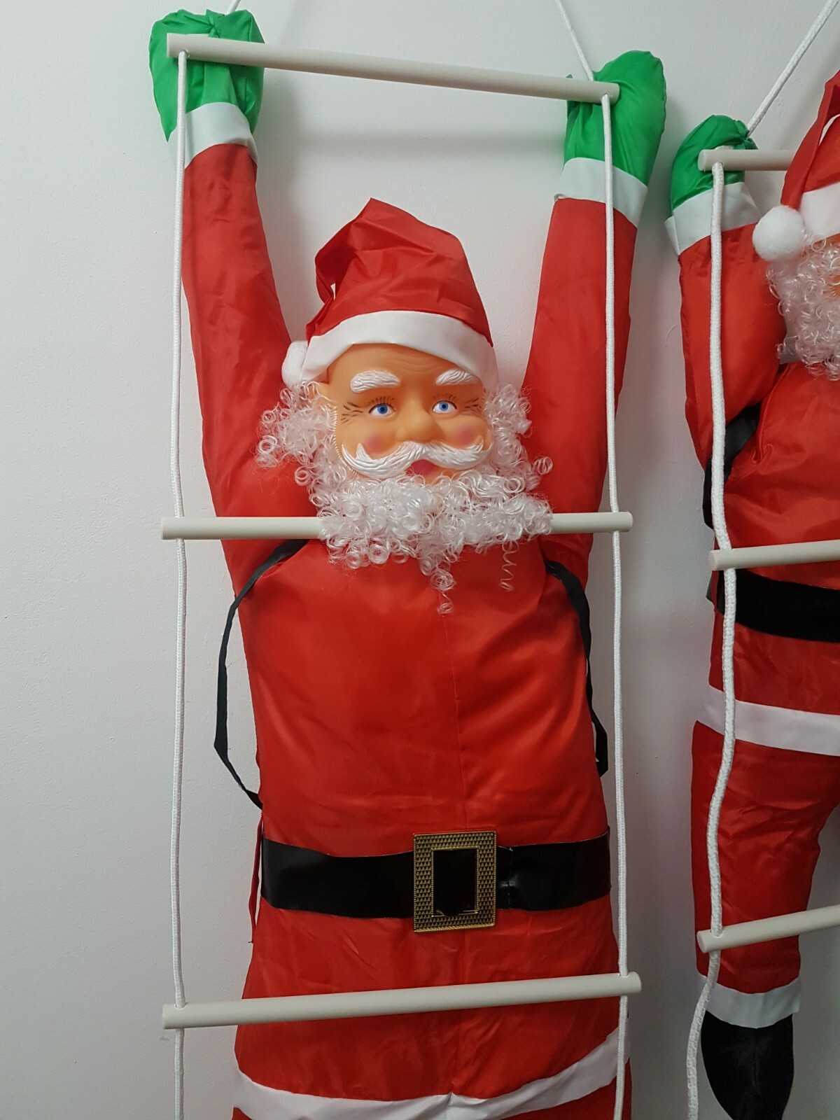 SOL90 NEW 90cm Santa Climbing Rope Ladder Outdoor Christmas Garden