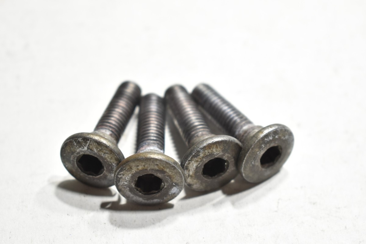 KAWASAKI NINJA ZX6R ZX636 REAR BRAKE ROTOR BOLTS SCREW SET 92154