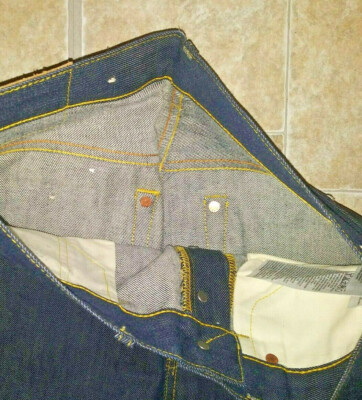 Levis LVC Big E S501XX 1944 WW2 selvedge jeans indigo denim raw