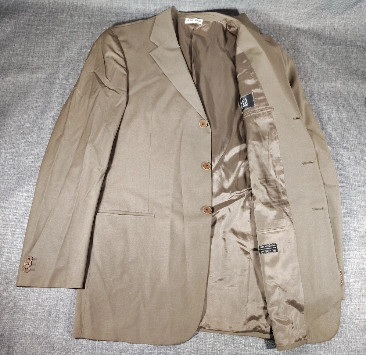 Giorgio Armani Three-Button Beige Suits & Blazers for Men for sale