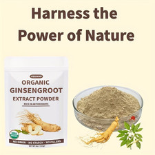 Ginseng Root Extract Powder -4Oz-113 Servings  High Quality Ginseng Root