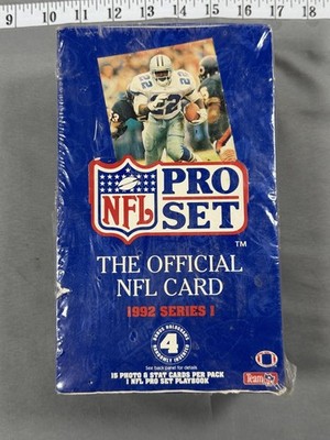 1992 Pro Set NFL Experience Series I Football Card Box 36 Packs Hologram Cards