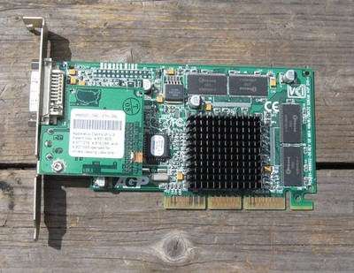 Vintage EVGA e-Geforce2 MX200 32MB AGP VGA S-Video Nvidia
